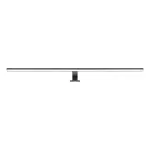 NORTES LED 18W, lampa nad lustro, 1600lm, 4000K, dł. 100 cm, aluminium, czarna