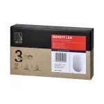 NEFRYT LED 10W, oprawa ogrodowa, 800lm, IP54, 4000K, biała