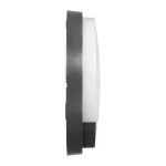 AGAT LED 15W, oprawa ogrodowa z czujnikiem ruchu, 140st, 1100lm, IP54, 4000K, szara