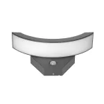 SPINEL LED 10W, oprawa ogrodowa z czujnikiem ruchu 140st, 800lm, IP54, 4000K, IK10, szara