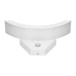 SPINEL LED 10W, oprawa ogrodowa z czujnikiem ruchu 140st, 800lm, IP54, 4000K, IK10, biała
