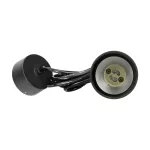 BARBRA PLR GU10 oprawa wisząca max 35W, IP20, okrągły, czarny, aluminium