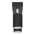 DOA SP 2, oprawa ścienno-sufitowa, GU10 max. 2x50W, IP20, czarna