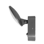 RIOLIT LED 15W, oprawa ogrodowa z czujnikiem ruchu, 1100lm, IP65, 4000K, szara