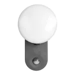 RIOLIT LED 15W, oprawa ogrodowa z czujnikiem ruchu, 1100lm, IP65, 4000K, szara