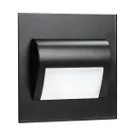DRACO LED NEW 1,5W, oprawa schodowa podtynkowa, 12VDC, 30lm, 3000K, czarny, innowacyjny sposób montażu