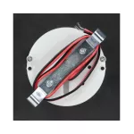 DRACO LED NEW 1,5W, oprawa schodowa podtynkowa, 12VDC, 30lm, 3000K, czarny, innowacyjny sposób montażu