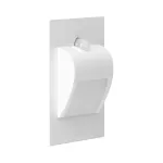 DRACO LED NEW 1,5W, oprawa schodowa podtynkowa, 12VDC, 30lm, 6000K, biała, czujnik ruchu i zmierzchu