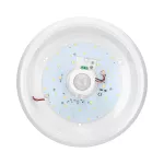 ZONDA LED EMERGENCY 12W/1,2W, plafon z czujnikiem ruchu, 800lm/80lm, IP20, 4000K, poliwęglan mleczny, biały