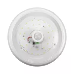 ZONDA LED 16W, plafon z czujnikiem ruchu, 1100lm, IP20, 4000K, poliwęglan mleczny, biały