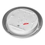 KOKO oprawa , 2xE27 z mikrofalowym czujnikiem ruchu, 2x40W, srebrna-polipropylen, klosz matowy-poliwęglan, IP44, IK10