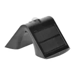 SILOE LED 1,5W, lampa solarna z czujnikiem ruchu 120st, 190lm, IP65, 4000K, 1200mAh, podwójne źródło światła, czarna