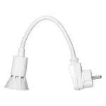 Lampka wtyczkowa z żarówką LED, biała