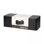 Organizer do kabli - cable box L, czarny