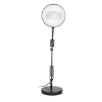 DEON, lampa biurkowa, 60W, E27, wysoka, stal, czarna