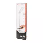 ISIYO LED 7W Lampka biurkowa z ładowarką indukcyjną i usb. 390lm, 3000-4000-6000K, zmiana barwy temperaturowej i funkcja ściemniania, biała