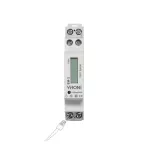 1-fazowy wskaźnik zużycia energii elektrycznej, 40A, wyjście impulsowe, 1 moduł, DIN TH-35mm