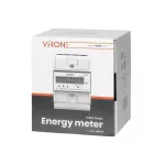 3-fazowy wskaźnik zużycia energii elektrycznej, 80A, 3 moduły, DIN TH-35mm