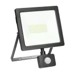 ALLED 50W Naświetlacz LED z PIR, 3700lm, IP44, 4000K, Alu+szkło