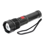 Latarka LED COB 12W z zoomem i akumulatorem 2200 mAh