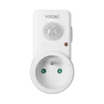 Gniazdkowy czujnik ruchu 120st. IP20, 280W