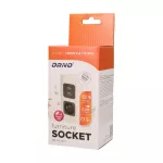 Gniazdo meblowe 1x2P+Z, 2xUSB (typ A, 2,1A)