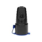 Gniazdo gumowe proste IP44 z uziemieniem, czarne, 16A, 230V