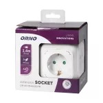 Przedłużacz Kostka 4x2P+Z(Schuko), ładowarka 2xUSB, 1,4m H05VV-F 3x1,5mm2, biały
