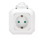 Przedłużacz Kostka 4x2P+Z(Schuko), ładowarka 2xUSB, 1,4m H05VV-F 3x1,5mm2, biały