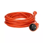 Przedłużacz ogrodowy pomarańczowy zalewany, 1x2P+Z 20m, OMY 2x1mm2, 230VAC/10A , PRODUKT POLSKI