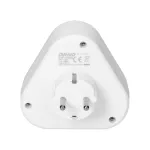 Rozgałęźnik trójkątny 3x2P+Z (Schuko), biały