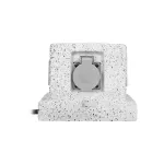Gniazdo ogrodowe SŁUPEK, 4x2P+Z (Schuko), kabel gumowy H07RN-F 3x1,5mm2, 3m