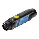 Tester gniazda przyczepy +adaptery 13/7-pin,12/24V