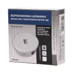 Bezprzewodowa ładowarka indukcyjna z dodatkowym portem USB, czarna