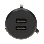 Ładowarka 2xUSB (typ A, 2,4A) wpuszczana w blat, czarna
