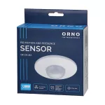 Czujnik ruchu 360 st. IP20, 2000W, 3 sensory, regulacja zasięgu Ø3m-20m, biały