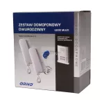 Zestaw domofonowy 2-rodzinny, podtynkowy z czytnikiem breloków, LEGIO MULTI