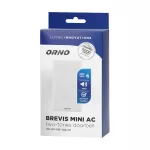 BREVIS MINI AC, dzwonek przewodowy elektromechaniczny dwutonowy, 230V, biały