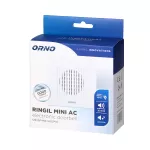 RINGIL MINI AC, dzwonek przewodowy elektroniczny jednotonowy, 230V, śnieżnobiały