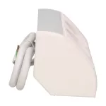 Gniazdo meblowe 2x2P+Z (Schuko), biało-srebrne