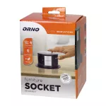 Gniazdo meblowe Ø10cm wysuwane z blatu z ładowarką indukcyjną, ładowarką USB i przewodem 1,5m, 3x2P+Z, Qi 1.2.4 max. 10W, USB A+C QC 3.0