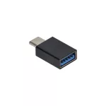 Gniazdo meblowe Ø6cm wpuszane w blat z ładowarką USB z gniazdem typu C i przejściówką USB C-A oraz z przewodem 1,5m. 1x2P+Z z systemem EasyEject, 1xUSB QC 3.0, czarne