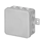 Puszka n/t CLICK IP54 12 przepustów kablowych 75x75x41mm szary