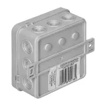 Puszka n/t CLICK IP54 12 przepustów kablowych 85x85x41mm szary