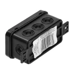 Puszka n/t CLICK IP54 8 przepustów kablowych 80x45x41mm czarny