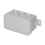 Puszka n/t CLICK IP54 8 przepustów kablowych 80x45x41mm szary