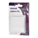 Łącznik jednobiegunowy n/t AQUATIC IP44 biały