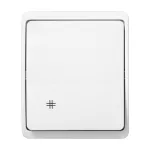 Łącznik krzyżowy n/t AQUATIC IP44 biały