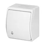 Przycisk dzwonek n/t AQUATIC IP44 biały