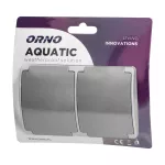 Gniazdo podwójne 2x2P+Z AQUATIC IP44 szary-grafit
